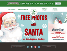 Tablet Screenshot of adamsfarms.com